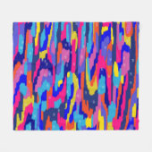 Couverture Polaire Livre de coloriage Abstrait (Devant (Horizontal))