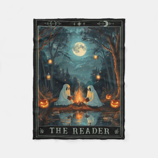 Couverture Polaire Livre de lecture de Reader Bookish mignon Éffrayan (Devant)