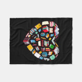 Couverture Polaire Livre Lover Librairie Enseignant Bookish Books Hea (Devant (Horizontal))