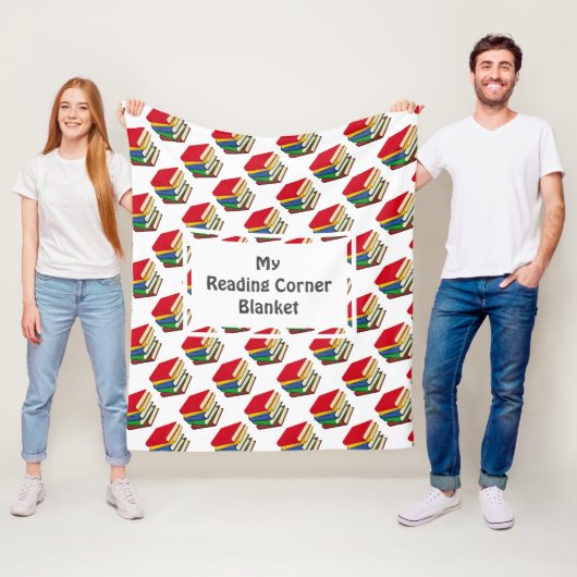 COUVERTURE POLAIRE LIVRES DE COIN DE LECTURE PERSONNALISÉS (En situation)