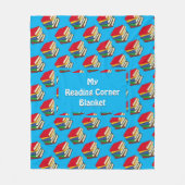 Couverture Polaire LIVRES DE COIN LECTURE PERSONNALISÉS Cyan (Devant)