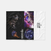 Couverture Polaire Livres de rêves vifs (Devant (Horizontal))