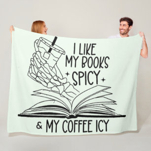 Couverture Polaire Livres épicés et café Icy