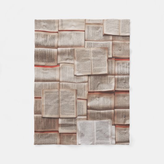 Couverture Polaire Livres vintages (Devant)