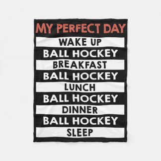 Couverture Polaire Ll Hockey My Perfect Day Player Day Routine