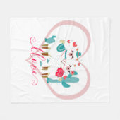 Couverture Polaire Llama Amour  (Devant (Horizontal))