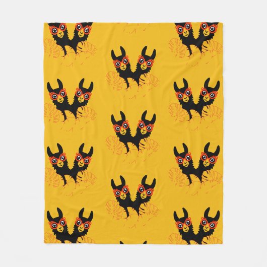 Couverture Polaire Llama Sisters (Devant)