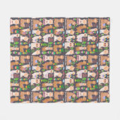 Couverture Polaire Llamas (Devant (Horizontal))