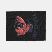 Couverture Polaire Lobster Crayfish Yee Claw Funny Crawfish Pun Men W (Devant (Horizontal))