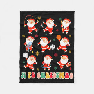 Couverture Polaire Loch Ness Monster Christmas Full Moon Nessie Xmas