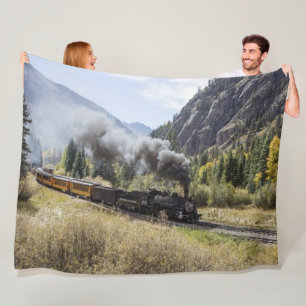 COUVERTURE POLAIRE LOCOMOTIVE À VAPEUR