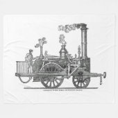 Couverture Polaire Locomotive à vapeur précoce (Devant (Horizontal))