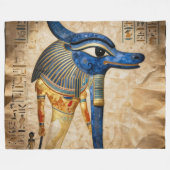 Couverture Polaire L'Œil Égyptien (Devant (Horizontal))