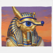 Couverture Polaire L'Œil égyptien (Devant (Horizontal))