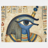 Couverture Polaire L'œil égyptien (Devant (Horizontal))