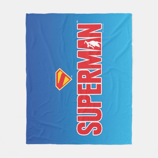 Couverture Polaire Logo classique Superman Bold (Devant)