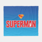 Couverture Polaire Logo classique Superman Bold (Devant (Horizontal))