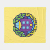 Couverture Polaire Logo d'académie de Kinzville (Devant (Horizontal))