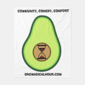 Couverture Polaire Logo d'Avocado ouvert (Devant)