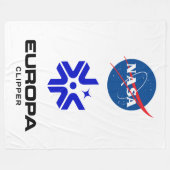 Couverture Polaire Logo de la NASA Europa Clipper (Devant (Horizontal))