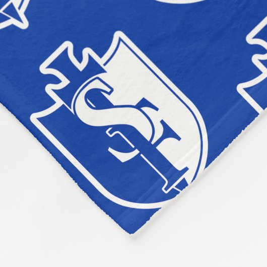 Couverture Polaire Logo de l'école (Coin)