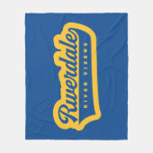 Couverture Polaire Logo de Riverdale River Vixens (Devant)