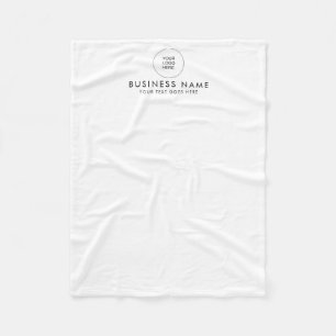 Couverture Polaire Logo de votre entreprise Ajouter un texte Modèle p