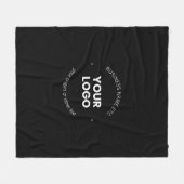 Couverture Polaire Logo de votre entreprise et texte modifiable | Noi (Devant (Horizontal))