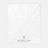 Couverture Polaire Logo De Votre Entreprise Ici Design Simple (Devant)