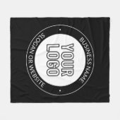 Couverture Polaire Logo d'entreprise ou Modèle de texte de conception (Devant (Horizontal))