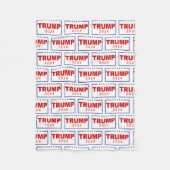 Couverture Polaire Logo du rectangle classique Trump 2024 (Devant)