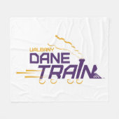 Couverture Polaire Logo du train UAlbany Dane (Devant (Horizontal))