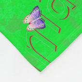 Couverture Polaire Logo Emma Nom Avec Papillons, (Coin)