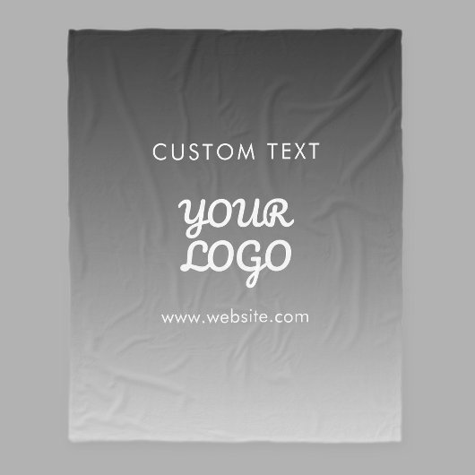 Couverture Polaire Logo et texte promotionnels modernes | Couleur mod