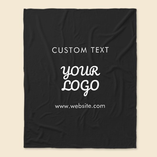 Couverture Polaire Logo et texte promotionnels modernes | Couleur mod