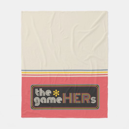 Couverture Polaire Logo horizontal*gameHERs (Devant)