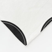 Couverture Polaire Logo Motif Entreprise Entreprise Entreprise Blanc (Coin)