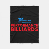 Couverture Polaire Logo Performance Billiards - Pool Player (Devant)