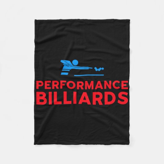 Couverture Polaire Logo Performance Billiards - Pool Player (Devant)