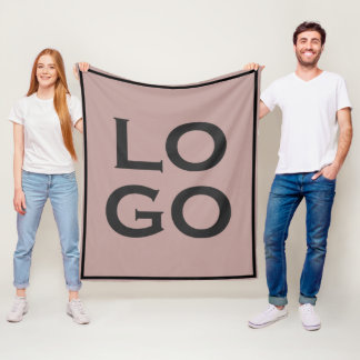 Couverture Polaire Logo personnalisé de l'entreprise ou de l'entrepri