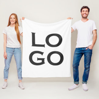 Couverture Polaire Logo personnalisé de l'entreprise ou de l'entrepri