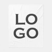 Couverture Polaire Logo personnalisé de l'entreprise ou de l'entrepri (Devant)