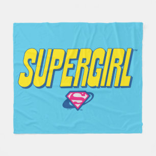 Couverture Polaire Logo Pop Supergirl