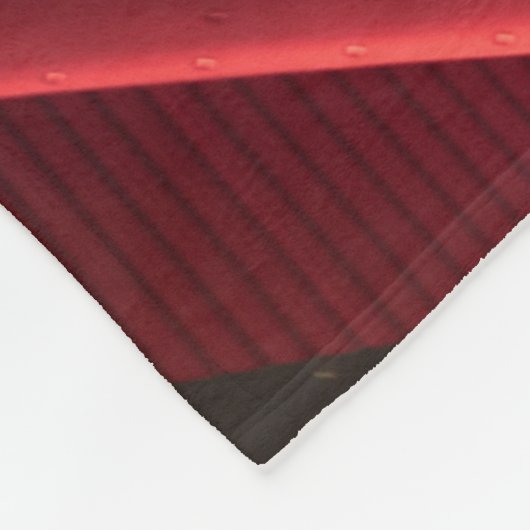 Couverture Polaire Logo rouge et noir (Coin)