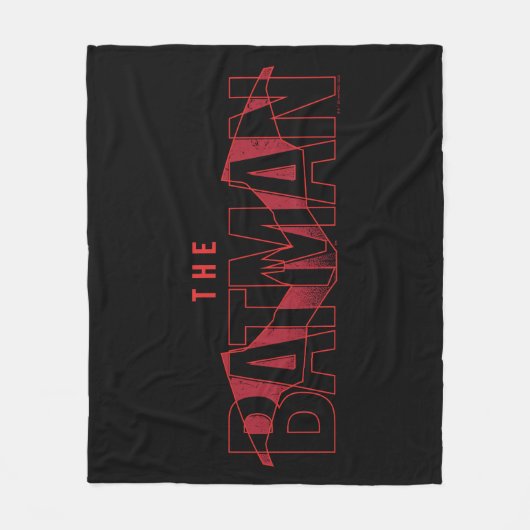 Couverture Polaire Logo superposé de Batman Bat (Devant)