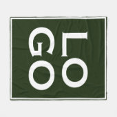 Couverture Polaire Logo sur mesure de l'entreprise ou de l'entreprise (Devant (Horizontal))