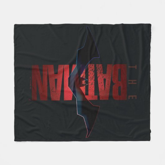 Couverture Polaire Logo vertical de Batman (Devant (Horizontal))