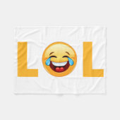 COUVERTURE POLAIRE LOL EMOJI (Devant (Horizontal))