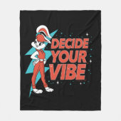 Couverture Polaire Lola Bunny Décidez Votre Vibe (Devant)