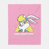 Couverture Polaire Lola Bunny Girls ne perdent jamais (Devant)